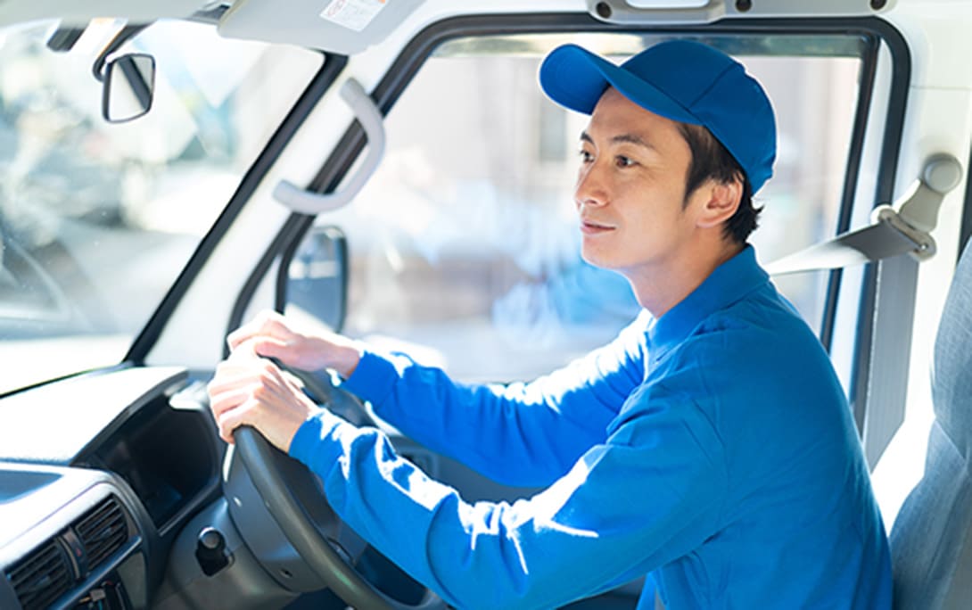 トラックドライバーの男性